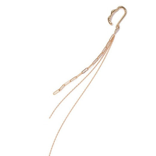 Long Chain Tassel Ear Cuff