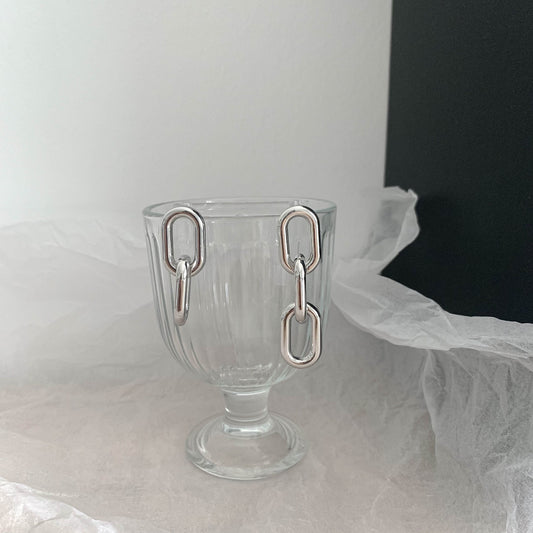 Interlock Hoop Earrings